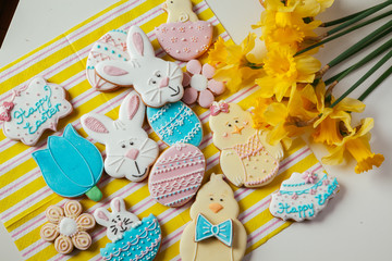 Easter Gingerbread Cookies