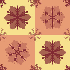 Seamless Oriental Flower Background Pattern