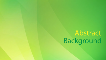 Green and Yellow color background abstract art vector 

