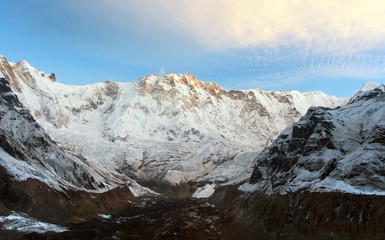 Mount Annapurna, from Annapurna southern base camp