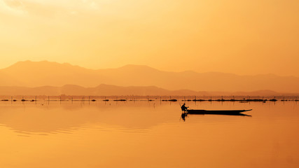 Sunset in Southeastern Asia