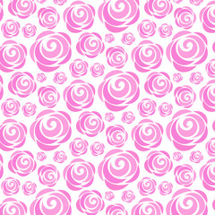 seamless roses pattern