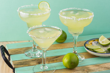 Classic margarita cocktail.