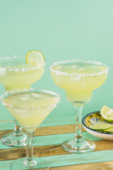 Classic margarita cocktail.