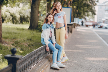 Obraz premium young model on the street