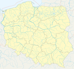 Vector map of Poland administrative division vol.7