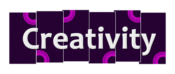 Creativity Purple Pink Rings Horizontal 