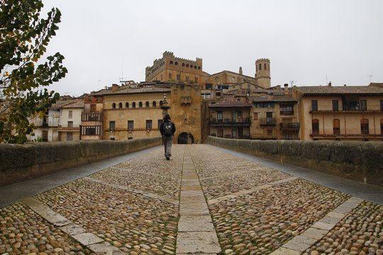 Valderrobres village in Aragon, Spain