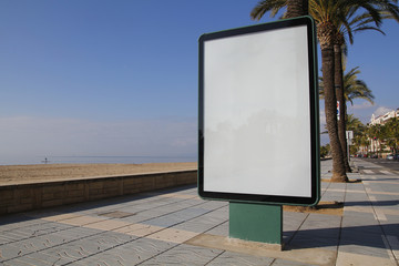 Blank billboard mock up