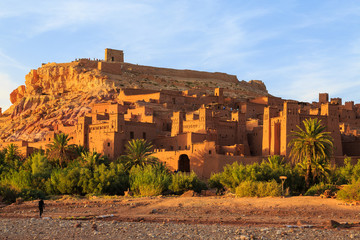 Fototapeta premium Kasbah Ait Ben Haddou in the Atlas mountains of Morocco