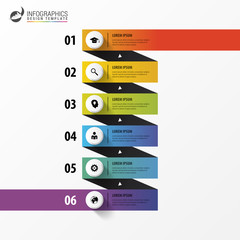 Infographic design template. Timeline concept for presentation