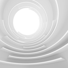 Futuristic Circular Tunnel Background