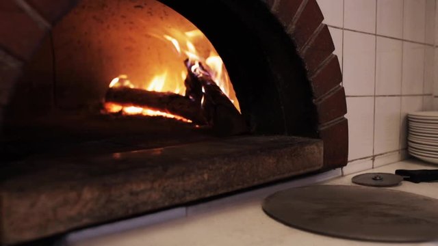 oven at pizzeria