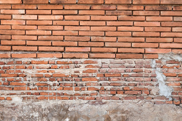 old brick wall background texture,background material of industry building construction for retro background