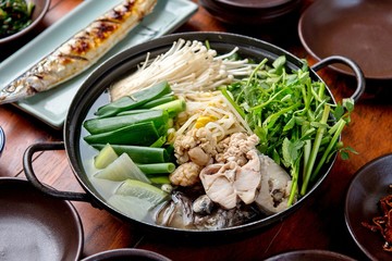 saengtae tang.  Pollack Soup.