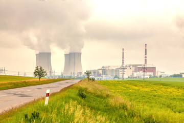 Fototapeta na wymiar Thermal power plant, Czech Republic