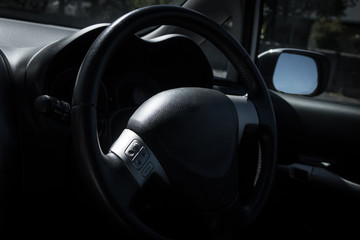 Fototapeta na wymiar car interior and dashboard