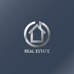 Fototapeta premium Modern and stylish real estate vector logo design 