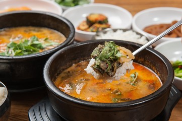 chueotang. Loach Soup .