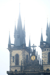 Fototapeta premium Roof of a castle in a center of Prague