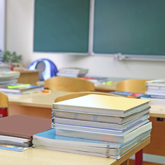 Interior of an empty school class