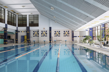 Interior of a swimming pool