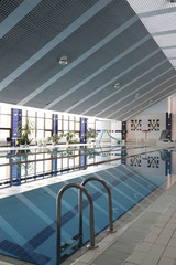 Interior of a swimming pool