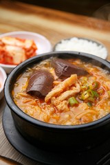 seonji haejangguk. Ox Blood Hangover Soup.
