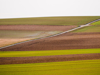 Ackerbau im Winter