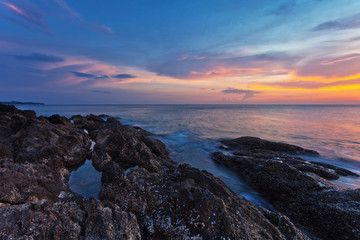 Obraz premium Tropical sunset.