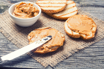 Peanut butter sandwich