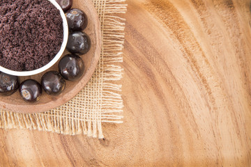 Acai amazonian fruit (Euterpe oleracea)