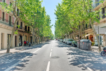 Road on the city street