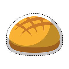 delicious bread bakery product vector illustration design