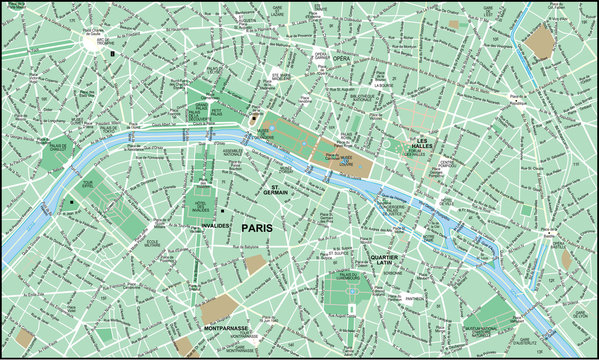 Paris City Map