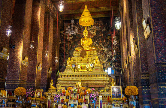 Wat Pho, a Buddhist temple complex in Bangkok, Thailand