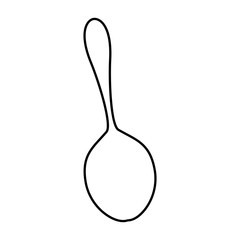 spoon kitchen cutlery isolated icon vector illustration design