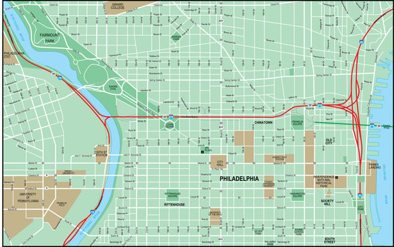 Philadelphia City Map