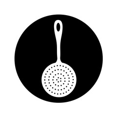 spoon frieds kitchen cutlery isolated icon vector illustration design