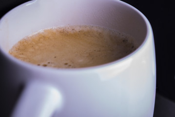 Close-up view of coffee Americano