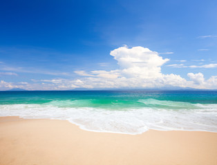 beach and tropical sea