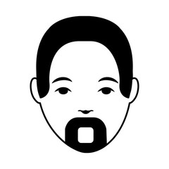 young man avatar character vector illustration design