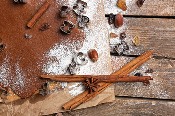 Chocolate cookie alphabet preparation process