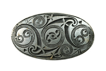 celtic shield brooch