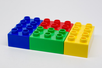 Obraz premium Colour toy blocks