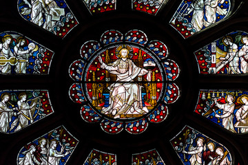 Bristol Cathedral Rose Window close up