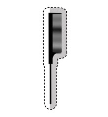 hairdresser comb isolated icon vector illustration design