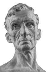White plaster bust, sculptural portrait of the Master © Kozlik_mozlik