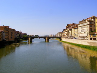 Naklejka premium Rzeka Arno