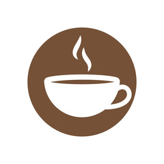 Vector Illustration Of an Italian Espresso Icon Brown